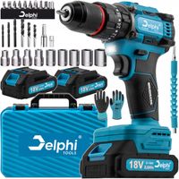 Wkrętarka akumulatorowa Delphi tools 18 V z udarem 2,00 Ah