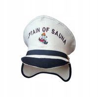 Czapka do sauny ochronna "CAPTAIN" 100% WEŁNA