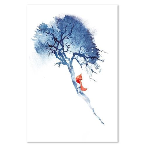 Deco Panel, Lis na drzewie 40x60 na Arena.pl