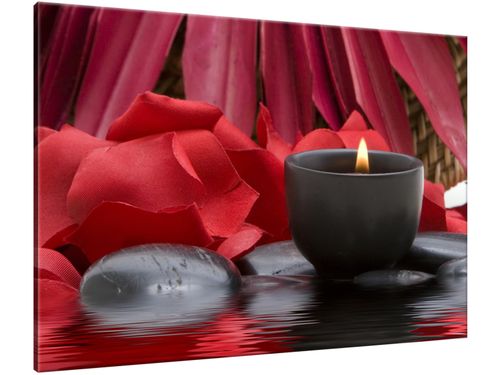 Obraz Świecznik SPA 100x70 PŁÓTNO na Arena.pl