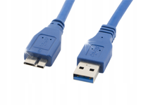 Kabel USB 3.0 Lanberg micro AM-MBM5P 0,5m niebieski