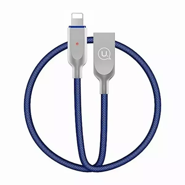 USAMS Kabel power-off U-Sun Lightning 1.9m niebieski zdjęcie 1