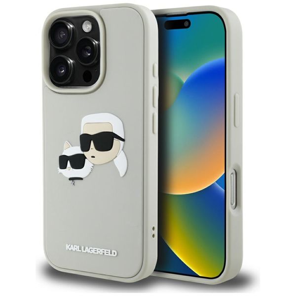Etui Karl Lagerfeld do iPhone 16 Pro, Beżowy zdjęcie 1