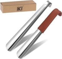 Zestaw 2 Łyżki do Butów Stal Nierdzewna 30,5 cm Srebrne Ergonomiczne