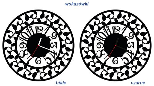 ZEGAR ŚCIENNY RETRO 58cm XXL 8.11 na Arena.pl