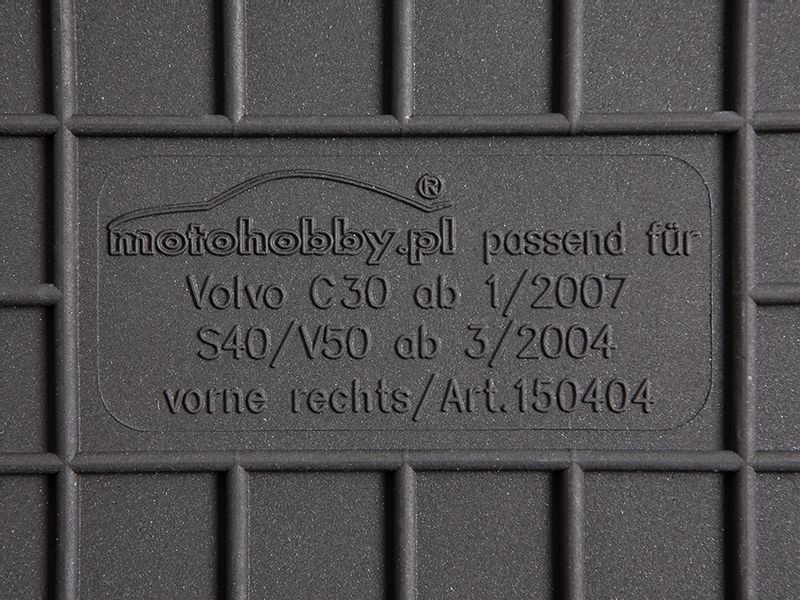 Volvo C30 06-12 DYWANIKI GUMOWE DEDYKOWANE STOPERY zdjęcie 2