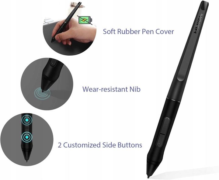 Huion PW500, pióro do tabletu graficznego zdjęcie 12