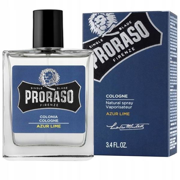 Proraso Azur Lime Cologne - woda kolońska z cytrusowymi nutami, 100ml zdjęcie 1