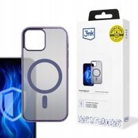 Etui z MagSafe na Apple iPhone 14 - 3mk Frosty MagCase Purple