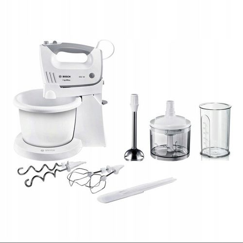 BOSCH MIKSER z misą MFQ36490 SIEKACZ BLENDER 450W MOCNY+ ŚCIERECZKI SPONTEX na Arena.pl