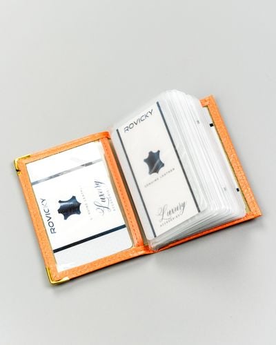 etui na karty skórzane 302-bl-orange na Arena.pl
