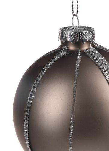 Brązowa bombka 8cm # na Arena.pl