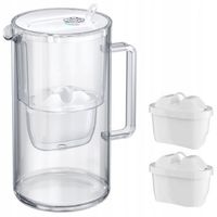 DZBANEK FILTRUJĄCY AQUAPHOR GLASS 2,5L SZKLANY BIAŁY +2 FILTRY