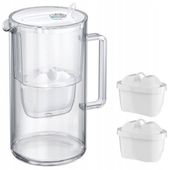 DZBANEK FILTRUJĄCY AQUAPHOR GLASS 2,5L SZKLANY BIAŁY +2 FILTRY