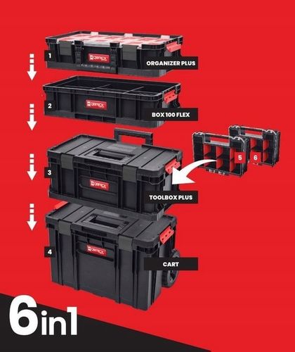 Skrzynka narzędziowa moduły Qbrick Two Cart 6in1 na Arena.pl