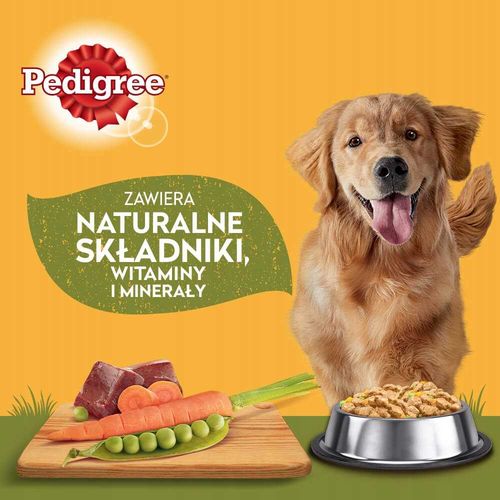 pedigree mixed selection with vegetables sos ind/jag/woł/kur 40x100g na Arena.pl