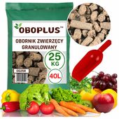Obornik Zwierzęcy 40L Granulat 25kg Nawóz Naturalny Bydlęcy Warzywa