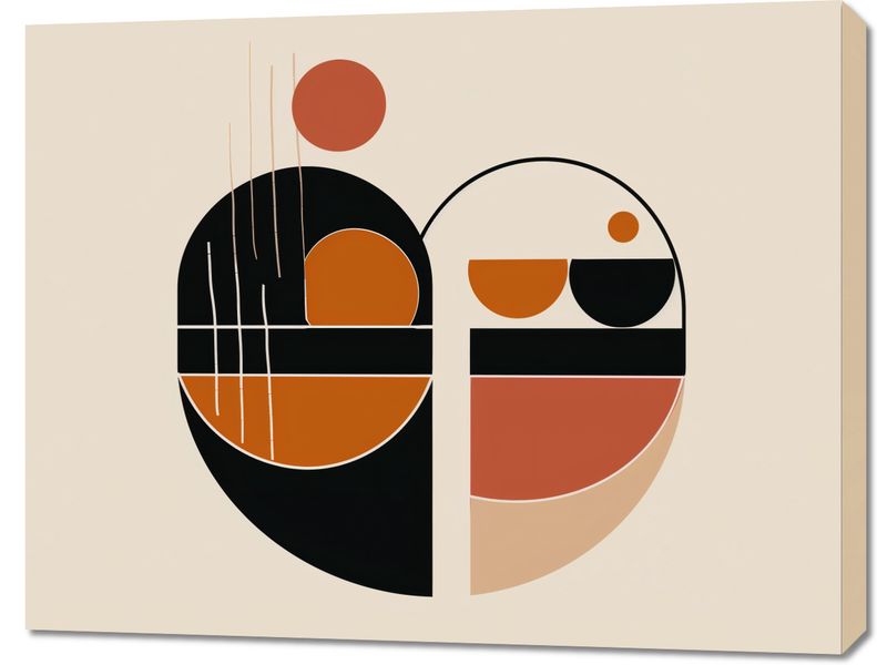 Obraz 90x70cm Proza Kształtów zdjęcie 1