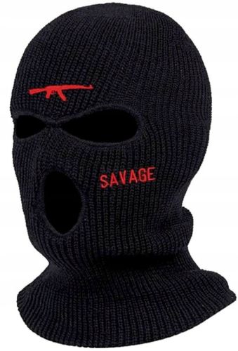 Czarna Kominiarka Ak Maska Otwory Ciepła Na Motor na Arena.pl