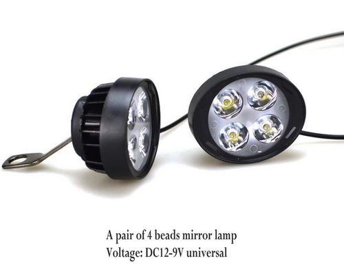 Mocowane Pod Lusterka Dwie Lampy Motocyklowe Led 12V/12W na Arena.pl
