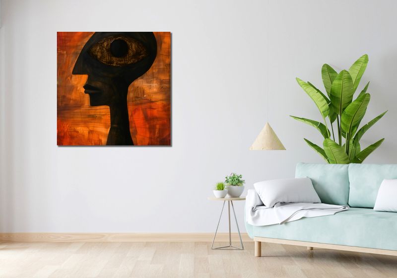 Obraz 90x90cm Głęboki Wgląd zdjęcie 2