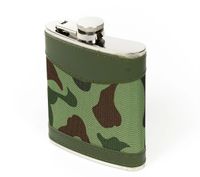 Piersiówka moro metalowa poj. 210ml, kamuflaż woodland