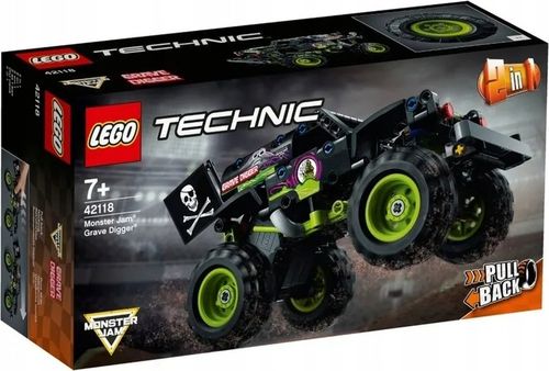 LEGO TECHNICS 42118 MONSTER JAM GRAVE DIGGER TRUCK na Arena.pl
