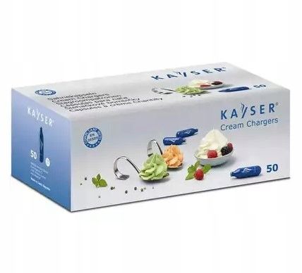 NABOJE DO SYFONU BITEJ ŚMIETANY 50 SZT. N2O KAYSER na Arena.pl