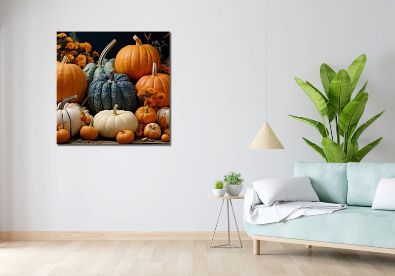 Obraz 90x90cm Jesienne Urodzaje zdjęcie 2