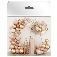 Girlanda dekoracyjna na chrzest urodziny imprezę balonowa zestaw balonów