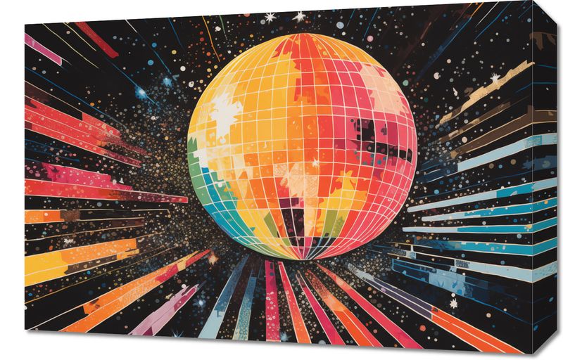 Obraz 60x40cm Disco Gra! zdjęcie 1