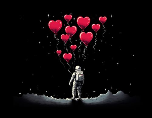 Plakat 20x15cm Astronauta Własnych Celi na Arena.pl