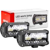 2x Lampa robocza LED halogen Szperacz 120W AMIO-02433 40LED AWL19 12V/24V