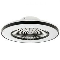 PLAFON LED 5040LM WENTYLATOR 15W ŚCIEMNIANIE PILOT CZARNY