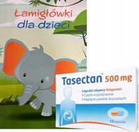 Tasectan 500 mg dla dzieci 15 kapsułek