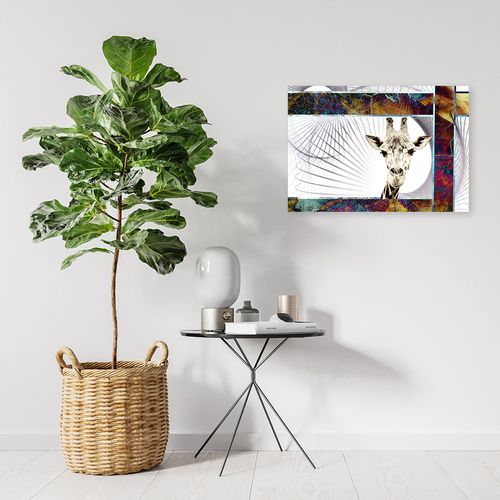 Obraz na płótnie – Canvas, ciekawska żyrafa 60x40 na Arena.pl