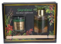 Zestaw dyfuzor zapachowy + świeczka gingerbread