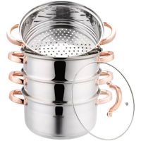 garnek na parę klausberg 5 elem. 22cm kb-7733 rose gold