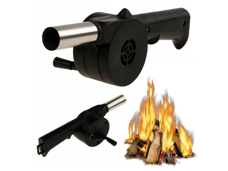 Dmuchawa do rozpalania kominka pieca ogniska zdjęcie 1