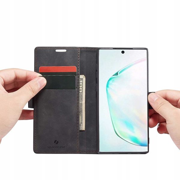 Spacecase Wallet Galaxy Note 10 Black zdjęcie 15