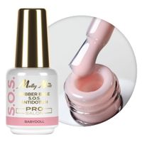 Baza kauczukowa S.O.S. Antidotum Pro Salon MollyNails Babydoll 15g