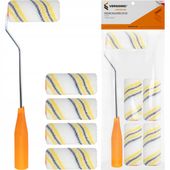Wałek malarski mini 10 cm 5 szt. + rączka Vergionic do malowania
