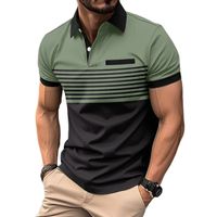 MODNA KOSZULKA MĘSKA POLO Z KRÓTKIM RĘKAWEM KOLORY R. 3XL