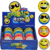 JOJO EMOJI KOLOROWE SZNUREK WESOŁE BUŹKI ŚWIECĄCE 12SZT