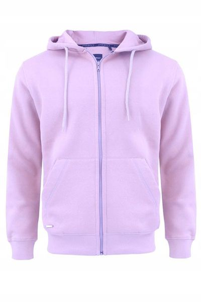 Bluza męska z kapturem fioletowa Ludwik Rozmiar - S zdjęcie 3