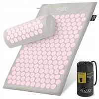 MATA DO AKUPRESURY ZDROWOTNA Z KOLCAMI ECO ZESTAW DO MASAŻU Z PODUSZKĄ