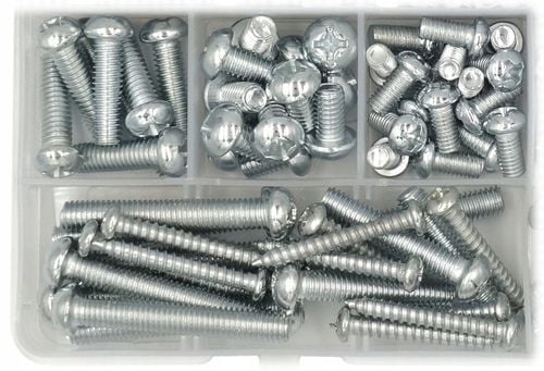 ZESTAW ŚRUBEK ŚRUB I NAKRĘTEK 1100szt W PUDEŁKU ŚRUBKI NAKRĘTKI M3 M4 M5 M6 na Arena.pl
