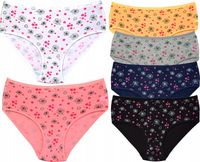 MAJTKI damskie BAWEŁNIANE BAWEŁNA figi PEŁNE rozmiar XXL x 6 sztuk