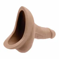 evolved novelties stand to pee beige - model anatomiczny z funkcją lejka