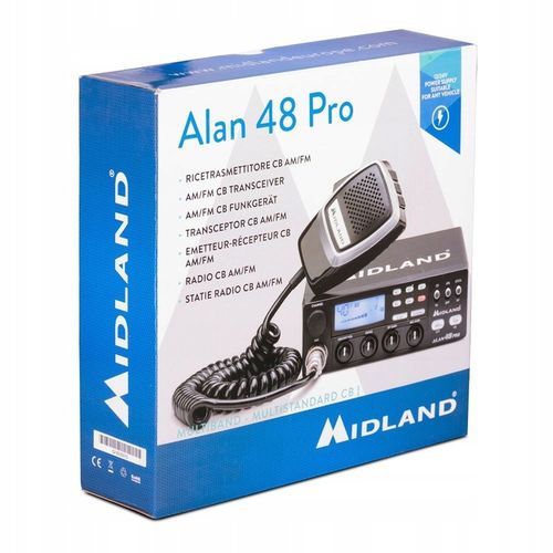 cb radio MIDLAND ALAN 48 PRO 12/24V DS ANL + WTYK na Arena.pl